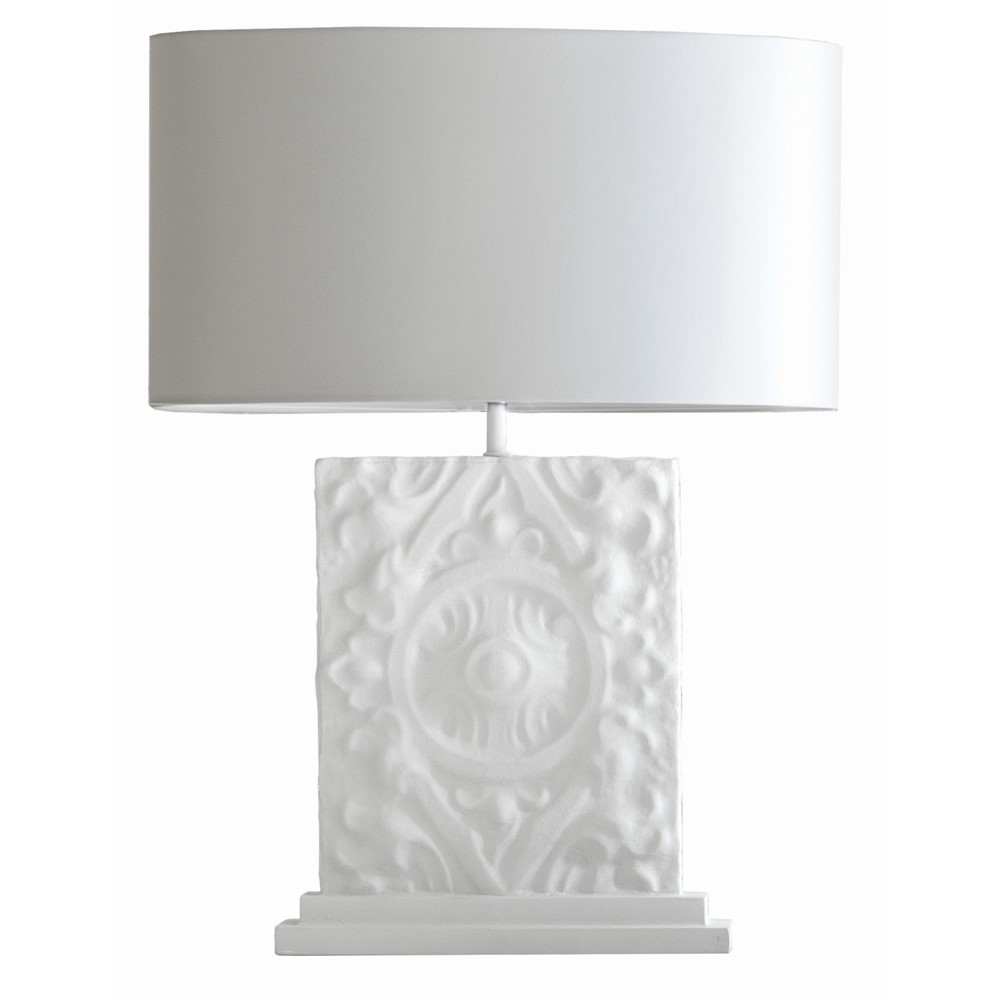 Piastrella Table Lamp by William Yeoward in Chalk White